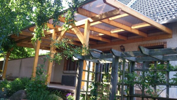 Holz Terassenüberdachung